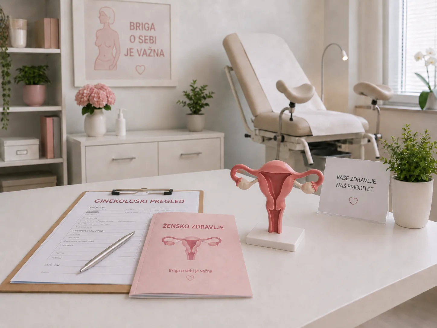 Ginekološka ordinacija i pregled posle menopauze